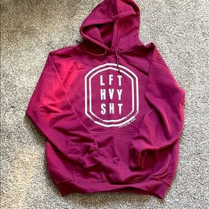 LFT Clothing Maroon Sweatshirt “LFT HVY SHT”